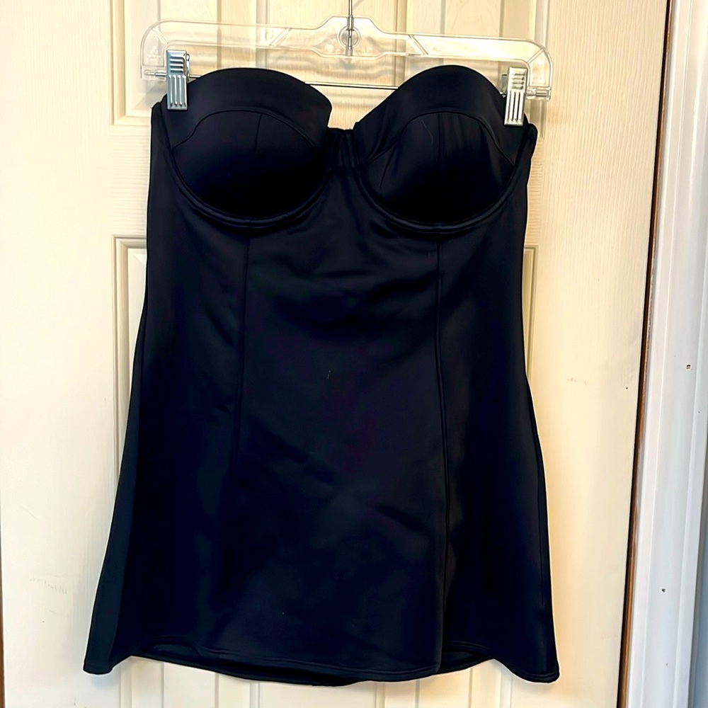 Spanx Strapless Bathing Suit Top Euc - image 1